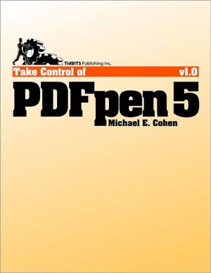 Book cover of Take Control of PDFpen 5