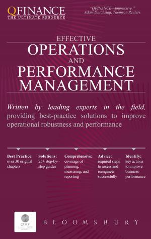 Book cover of Effective Operations and Performance Management