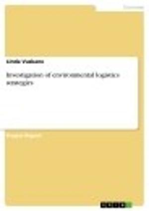 Cover of the book Investigation of environmental logistics strategies by Vera Ande