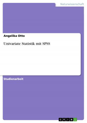 Cover of the book Univariate Statistik mit SPSS by Marcel Maier