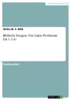 Cover of the book Biblische Exegese: Das Lukas Proömium (Lk 1,1-4) by Ludwig Finster
