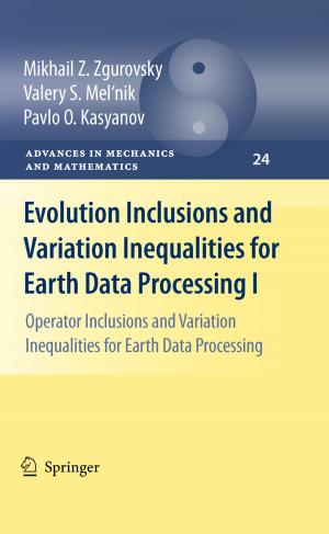 Book cover of Evolution Inclusions and Variation Inequalities for Earth Data Processing I