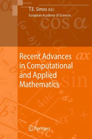 Cover of the book Recent Advances in Computational and Applied Mathematics by Manuel Atienza, J. Ruiz Manero
