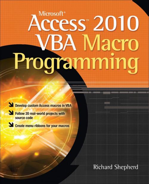 Cover of the book Microsoft Access 2010 VBA Macro Programming by Richard Shepherd, Mcgraw-hill