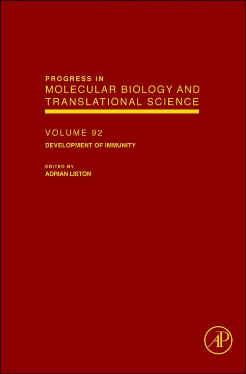 Cover of the book Development of T Cell Immunity by Adrian Liston, Elsevier Science