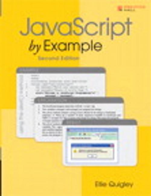 Cover of the book JavaScript by Example by Ellie Quigley, Pearson Education