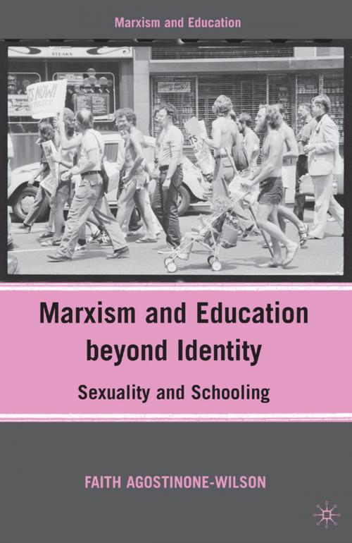 Cover of the book Marxism and Education beyond Identity by F. Agostinone-Wilson, Palgrave Macmillan US