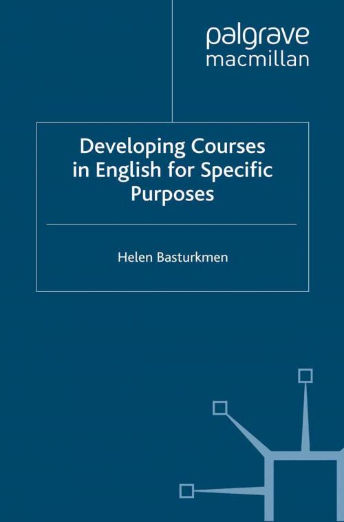 Cover of the book Developing Courses in English for Specific Purposes by H. Basturkmen, Palgrave Macmillan UK