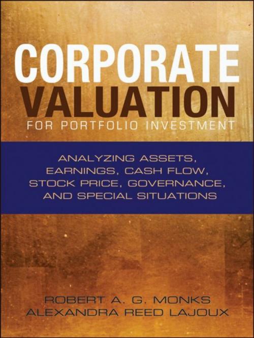 Cover of the book Corporate Valuation for Portfolio Investment by Robert A. G. Monks, Alexandra Reed Lajoux, Wiley