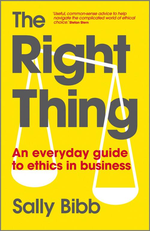Cover of the book The Right Thing by Sally Bibb, Wiley