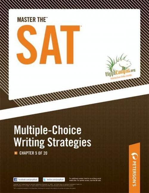 Cover of the book Master the SAT: Multiple-Choice Writing Strategies: Chapter 5 of 20 by Peterson's, Peterson's