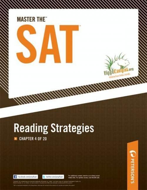 Cover of the book Master the SAT: Reading Strategies: Chapter 4 of 20 by Peterson's, Peterson's