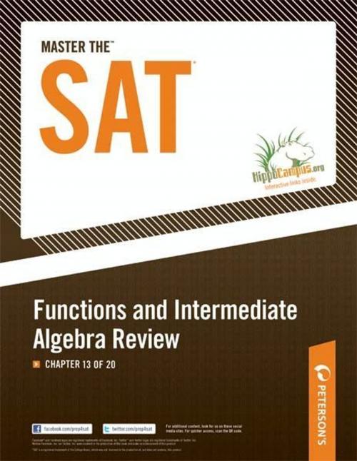 Cover of the book Master the SAT: Functions and Intermediate Algebra Review: Chapter 13 of 20 by Peterson's, Peterson's