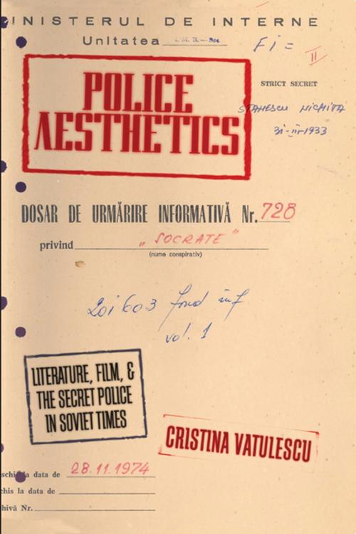 Cover of the book Police Aesthetics by Cristina Vatulescu, Stanford University Press
