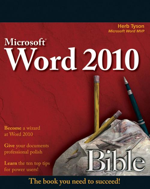 Cover of the book Word 2010 Bible by Herb Tyson, Wiley