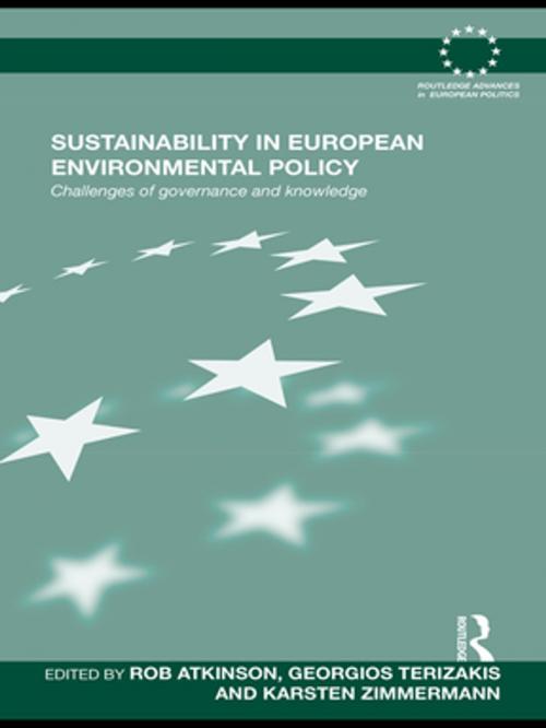 Cover of the book Sustainability in European Environmental Policy by , Taylor and Francis