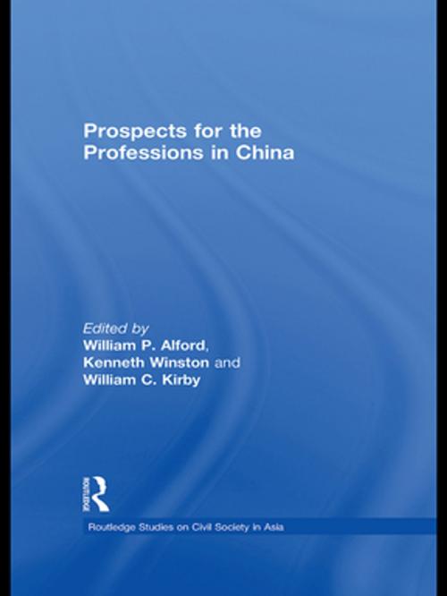 Cover of the book Prospects for the Professions in China by , Taylor and Francis