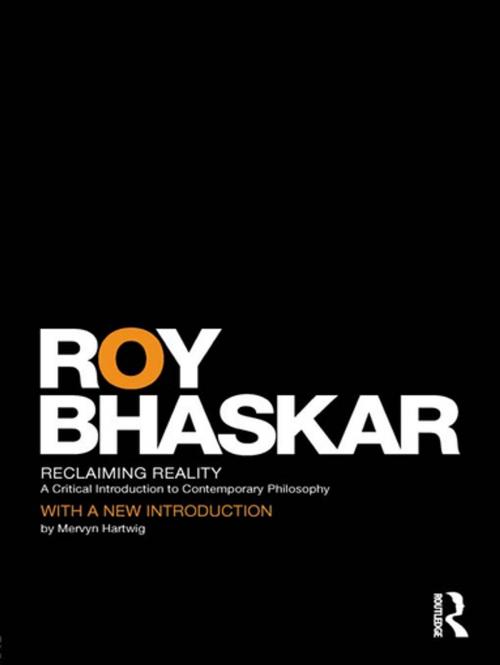 Cover of the book Reclaiming Reality by Roy Bhaskar, Taylor and Francis