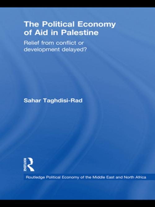 Cover of the book The Political Economy of Aid in Palestine by Sahar Taghdisi-Rad, Taylor and Francis