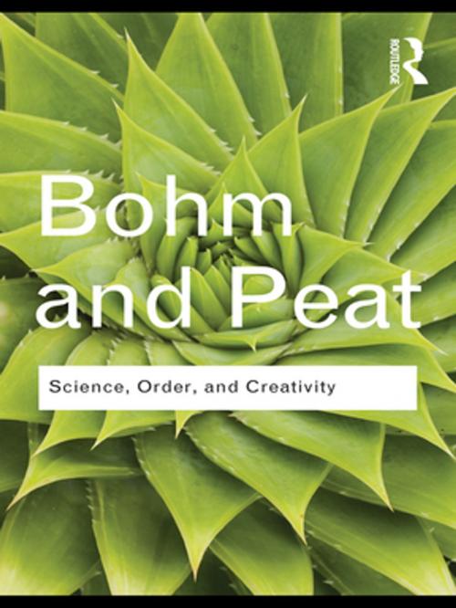 Cover of the book Science, Order and Creativity by David Bohm, F. David Peat, Taylor and Francis