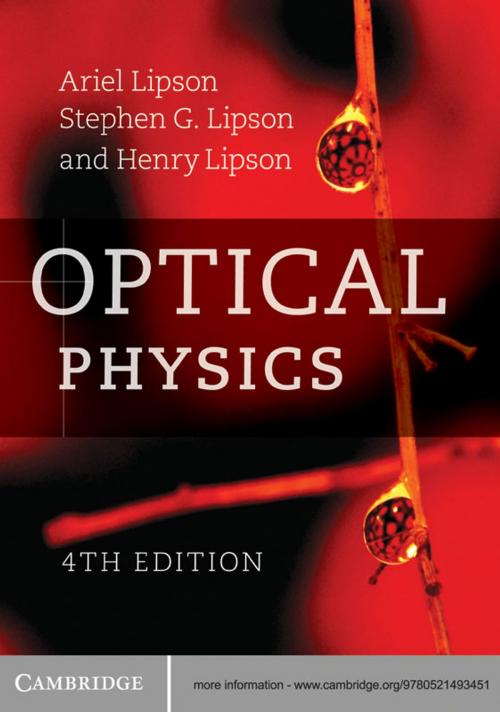 Cover of the book Optical Physics by Ariel Lipson, Stephen G. Lipson, Henry Lipson, Cambridge University Press