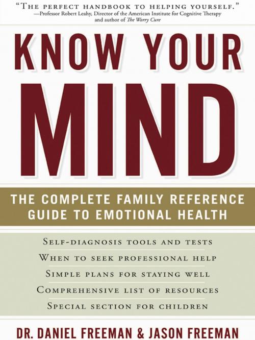 Cover of the book Know Your Mind by Daniel Freeman, MD, Jason Freeman, Sterling