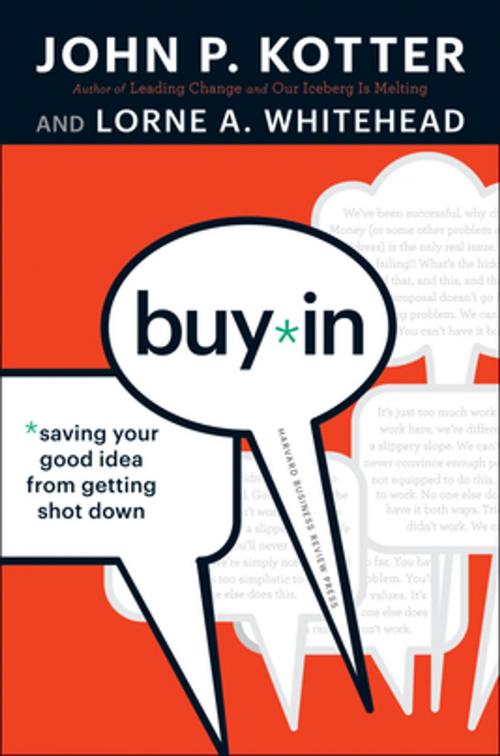 Cover of the book Buy-In by John P. Kotter, Lorne A. Whitehead, Harvard Business Review Press