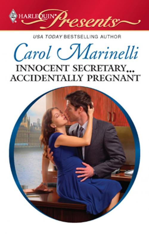 Cover of the book Innocent Secretary...Accidentally Pregnant by Carol Marinelli, Harlequin