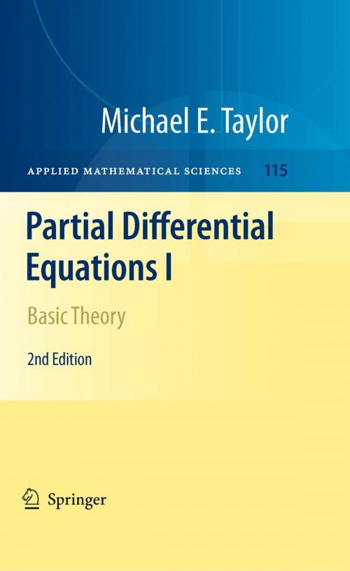 Cover of the book Partial Differential Equations I by Michael E. Taylor, Springer New York