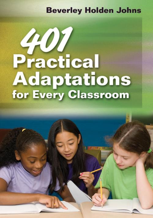 Cover of the book 401 Practical Adaptations for Every Classroom by Beverley H. Johns, SAGE Publications