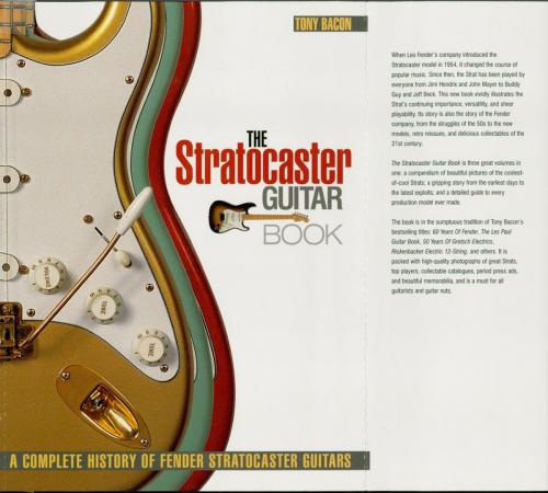 Cover of the book The Stratocaster Guitar Book by Tony Bacon, Backbeat