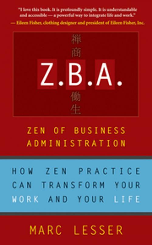 Cover of the book Z.B.A. by Marc Lesser, New World Library