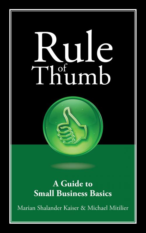 Cover of the book Rule of Thumb: A Guide to Small Business Basics by Marian Shalander Kaiser, Michael Mitilier, WriteLife Publishing