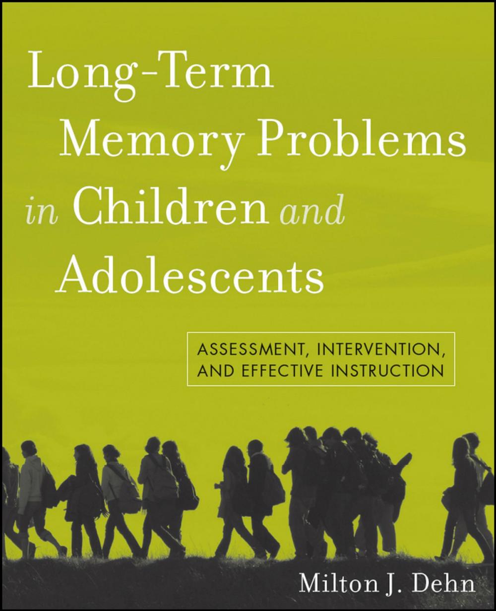 Big bigCover of Long-Term Memory Problems in Children and Adolescents