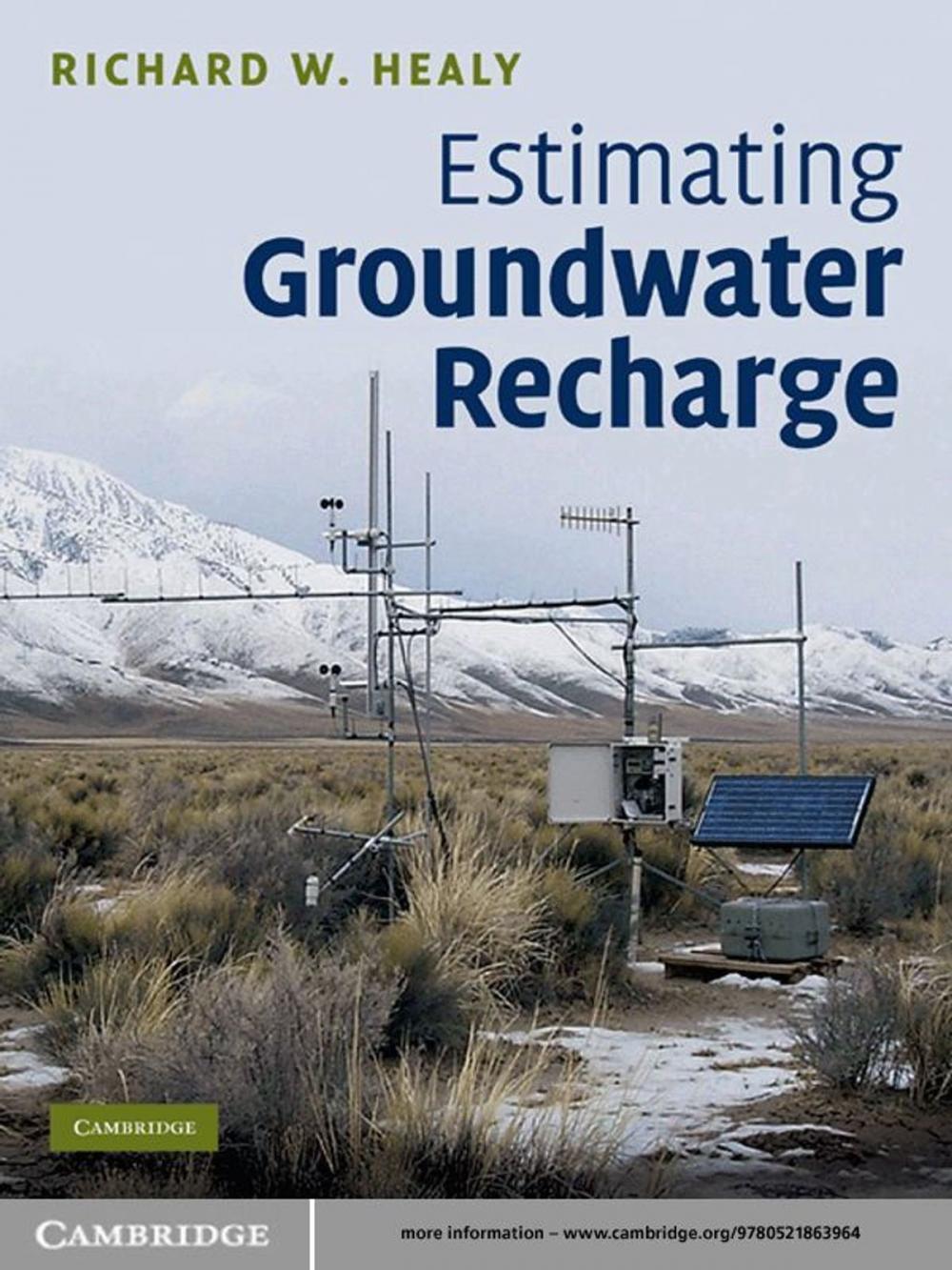Big bigCover of Estimating Groundwater Recharge