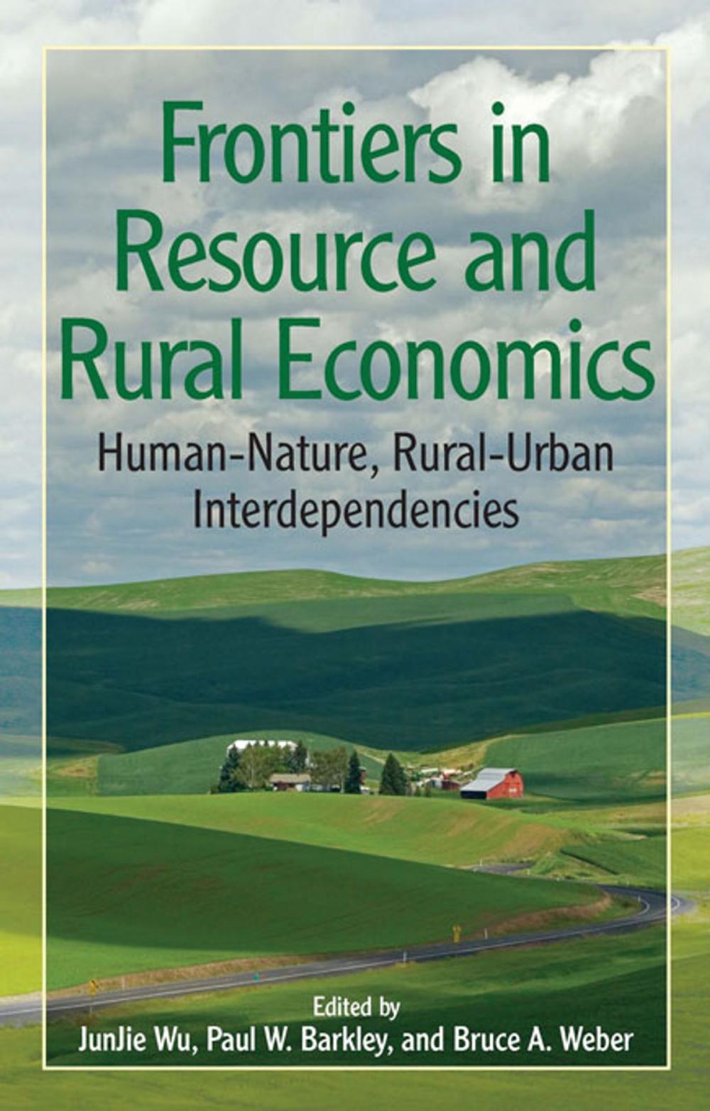 Big bigCover of Frontiers in Resource and Rural Economics