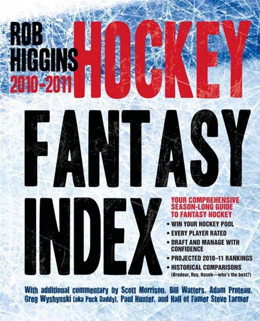Big bigCover of Higgins Hockey Fantasy Index: 2010-2011