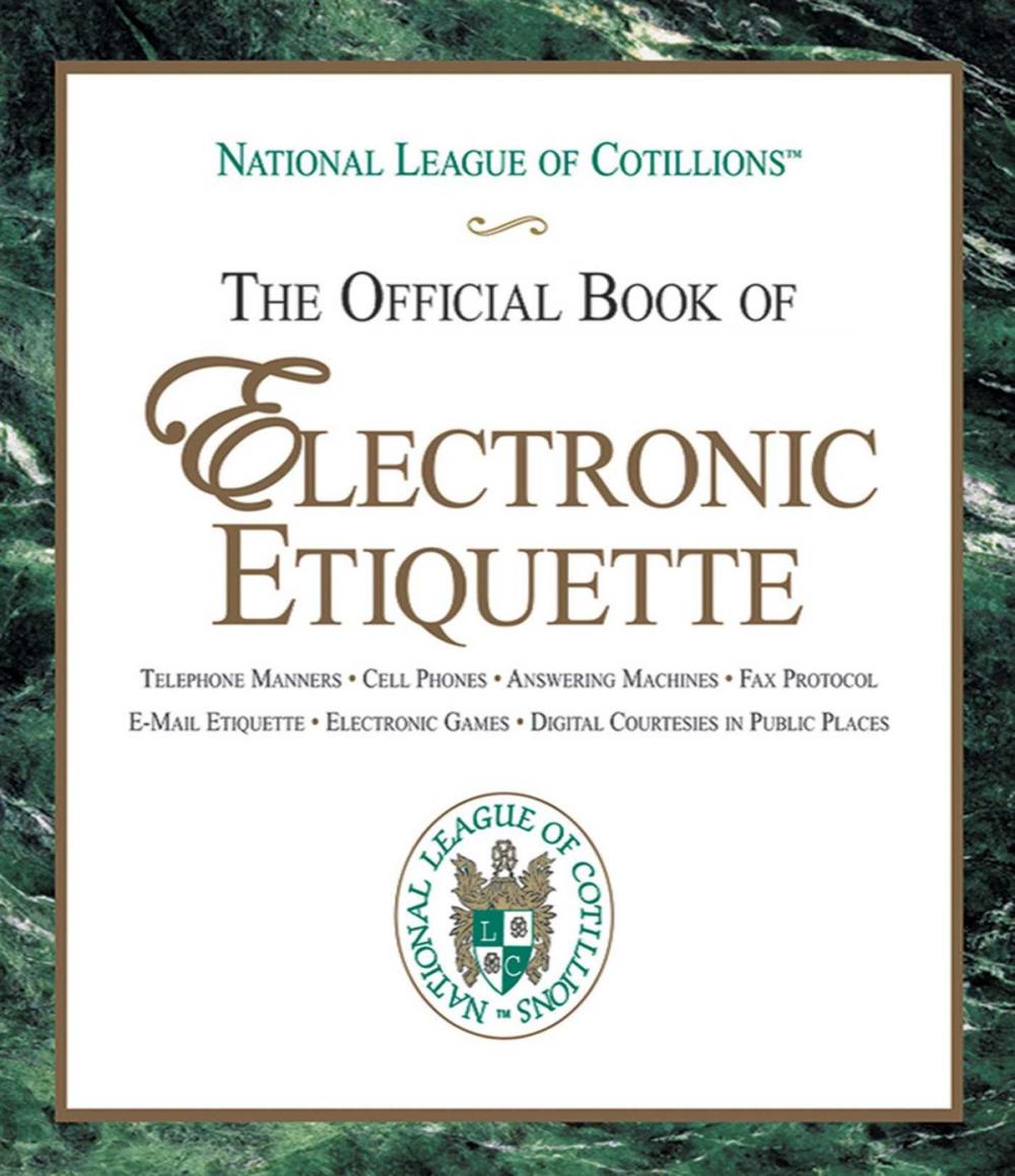 Big bigCover of The Official Book of Electronic Etiquette