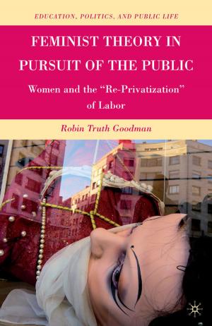 Cover of the book Feminist Theory in Pursuit of the Public by Angelo Del Boca