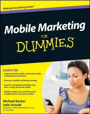 Cover of the book Mobile Marketing For Dummies by Immy Holloway, Kathleen Galvin