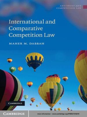 bigCover of the book International and Comparative Competition Law by 