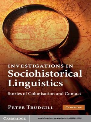 Cover of the book Investigations in Sociohistorical Linguistics by 