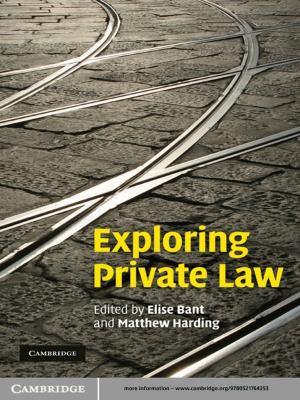 Cover of the book Exploring Private Law by Peter Harris