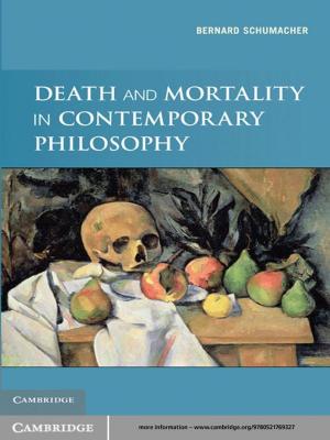 bigCover of the book Death and Mortality in Contemporary Philosophy by 