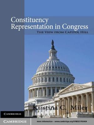 Cover of the book Constituency Representation in Congress by Zbigniew J. Czech