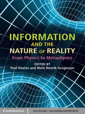 Cover of the book Information and the Nature of Reality by Jan Sykora, Alister Burr