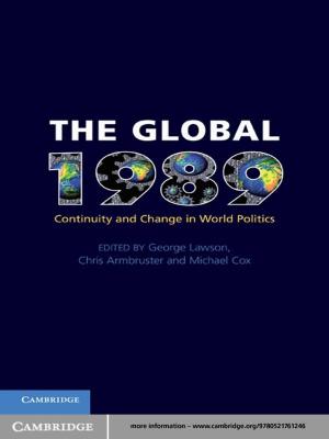 Cover of the book The Global 1989 by Peter Yule, Derek Woolner