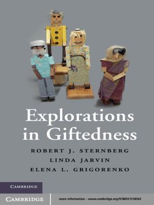 Cover of the book Explorations in Giftedness by Mark Jary, Mikhail Kissine
