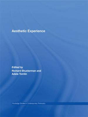 Cover of the book Aesthetic Experience by 
