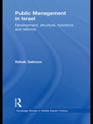 Cover of the book Public Management in Israel by 